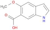 1H-Indole-6-carboxylic acid, 5-methoxy-