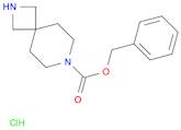 2,7-Diazaspiro[3.5]nonane-7-carboxylic acid, phenylmethyl ester, hydrochloride (1:1)