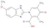 2-Pyridinecarboxylic acid, 1,4-dihydro-1-(6-methoxy-1H-benzimidazol-2-yl)-3,5-dimethyl-4-oxo-