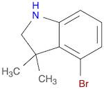 1H-Indole, 4-bromo-2,3-dihydro-3,3-dimethyl-