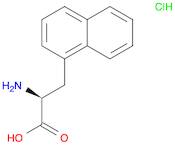 1-Naphthalenepropanoic acid, α-amino-, hydrochloride (1:1), (αS)-