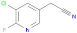3-Pyridineacetonitrile, 5-chloro-6-fluoro-