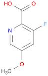 2-Pyridinecarboxylic acid, 3-fluoro-5-methoxy-