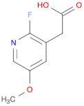 3-Pyridineacetic acid, 2-fluoro-5-methoxy-