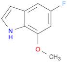 1H-Indole, 5-fluoro-7-methoxy-