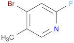 Pyridine, 4-bromo-2-fluoro-5-methyl-