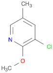 Pyridine, 3-chloro-2-methoxy-5-methyl-