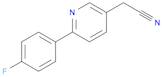 3-Pyridineacetonitrile, 6-(4-fluorophenyl)-