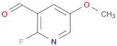 3-Pyridinecarboxaldehyde, 2-fluoro-5-methoxy-