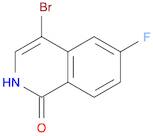 1(2H)-Isoquinolinone, 4-bromo-6-fluoro-