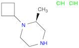 Piperazine, 1-cyclobutyl-2-methyl-, hydrochloride (1:2), (2S)-