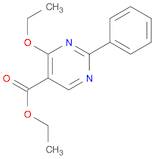 5-Pyrimidinecarboxylic acid, 4-ethoxy-2-phenyl-, ethyl ester
