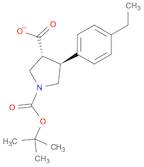 1,3-Pyrrolidinedicarboxylic acid, 4-(4-ethylphenyl)-, 1-(1,1-dimethylethyl) ester, (3R,4S)-rel-