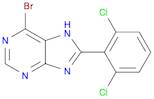 9H-Purine, 6-broMo-8-(2,6-dichlorophenyl)-