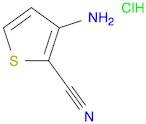 2-Thiophenecarbonitrile, 3-amino-, hydrochloride (1:1)