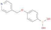 Boronic acid, B-[4-(4-pyridinylmethoxy)phenyl]-