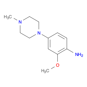 Benzenamine, 2-methoxy-4-(4-methyl-1-piperazinyl)-