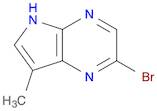 5H-Pyrrolo[2,3-b]pyrazine, 2-bromo-7-methyl-