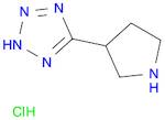 2H-Tetrazole, 5-(3-pyrrolidinyl)-, hydrochloride (1:1)