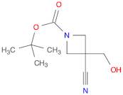 1-Azetidinecarboxylic acid, 3-cyano-3-(hydroxymethyl)-, 1,1-dimethylethyl ester