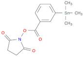 Benzoic acid, 3-(trimethylstannyl)-, 2,5-dioxo-1-pyrrolidinyl ester
