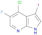 1H-Pyrrolo[2,3-b]pyridine, 4-chloro-5-fluoro-3-iodo-
