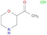 Ethanone, 1-(2-morpholinyl)-, hydrochloride (1:1)