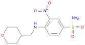 Benzenesulfonamide, 3-nitro-4-[[(tetrahydro-2H-pyran-4-yl)methyl]amino]-