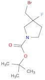1-Pyrrolidinecarboxylic acid, 3-(bromomethyl)-3-fluoro-, 1,1-dimethylethyl ester