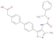 [1,1'-Biphenyl]-4-acetic acid, 4'-[3-methyl-4-[[[(1R)-1-phenylethoxy]carbonyl]amino]-5-isoxazolyl]-