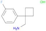 Cyclobutanemethanamine, 1-(3-fluorophenyl)-, hydrochloride (1:1)