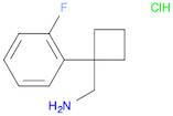 Cyclobutanemethanamine, 1-(2-fluorophenyl)-, hydrochloride (1:1)