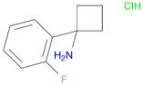 Cyclobutanamine, 1-(2-fluorophenyl)-, hydrochloride (1:1)