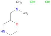 2-Morpholinemethanamine, N,N-dimethyl-, hydrochloride (1:2)