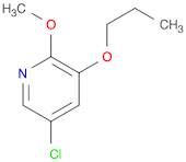 Pyridine, 5-chloro-2-methoxy-3-propoxy-