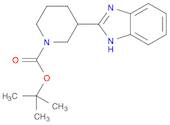 1-Piperidinecarboxylic acid, 3-(1H-benzimidazol-2-yl)-, 1,1-dimethylethyl ester