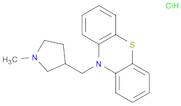 10H-Phenothiazine, 10-[(1-methyl-3-pyrrolidinyl)methyl]-, hydrochloride (1:1)