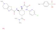 Ethanediamide, N1-(5-chloro-2-pyridinyl)-N2-[(1S,2R,4S)-4-[(dimethylamino)carbonyl]-2-[[(4,5,6,7-tetrahydro-5-methylthiazolo[5,4-c]pyridin-2-yl)carbonyl]amino]cyclohexyl]-, 4-methylbenzenesulfonate, hydrate (1:1:1)