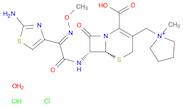 Pyrrolidinium, 1-[[(6R,7R)-7-[[(2Z)-2-(2-amino-4-thiazolyl)-2-(methoxyimino)acetyl]amino]-2-carboxy-8-oxo-5-thia-1-azabicyclo[4.2.0]oct-2-en-3-yl]methyl]-1-methyl-, chloride, hydrochloride, hydrate (1:1:1:1)