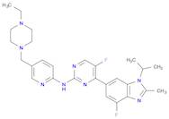 2-Pyrimidinamine, N-[5-[(4-ethyl-1-piperazinyl)methyl]-2-pyridinyl]-5-fluoro-4-[4-fluoro-2-methyl-1-(1-methylethyl)-1H-benzimidazol-6-yl]-