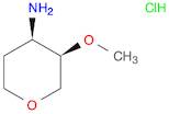 (3R,4R)-3-methoxyoxan-4-amine hydrochloride
