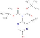 Imidodicarbonic acid, 2-(5-bromo-3-ethynyl-2-pyrazinyl)-, 1,3-bis(1,1-dimethylethyl) ester