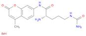 Pentanamide, 2-amino-5-[(aminocarbonyl)amino]-N-(4-methyl-2-oxo-2H-1-benzopyran-7-yl)-, hydrobromi…