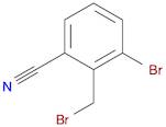 Benzonitrile, 3-bromo-2-(bromomethyl)-