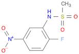 Methanesulfonamide, N-(2-fluoro-5-nitrophenyl)-