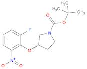 1-Pyrrolidinecarboxylic acid, 3-(2-fluoro-6-nitrophenoxy)-, 1,1-dimethylethyl ester, (3S)-