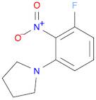 Pyrrolidine, 1-(3-fluoro-2-nitrophenyl)-