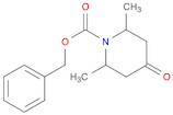 1-Piperidinecarboxylic acid, 2,6-dimethyl-4-oxo-, phenylmethyl ester