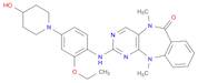 6H-Pyrimido[4,5-b][1,4]benzodiazepin-6-one, 2-[[2-ethoxy-4-(4-hydroxy-1-piperidinyl)phenyl]amino]-…
