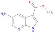 1H-Pyrrolo[2,3-b]pyridine-3-carboxylic acid, 5-amino-, methyl ester